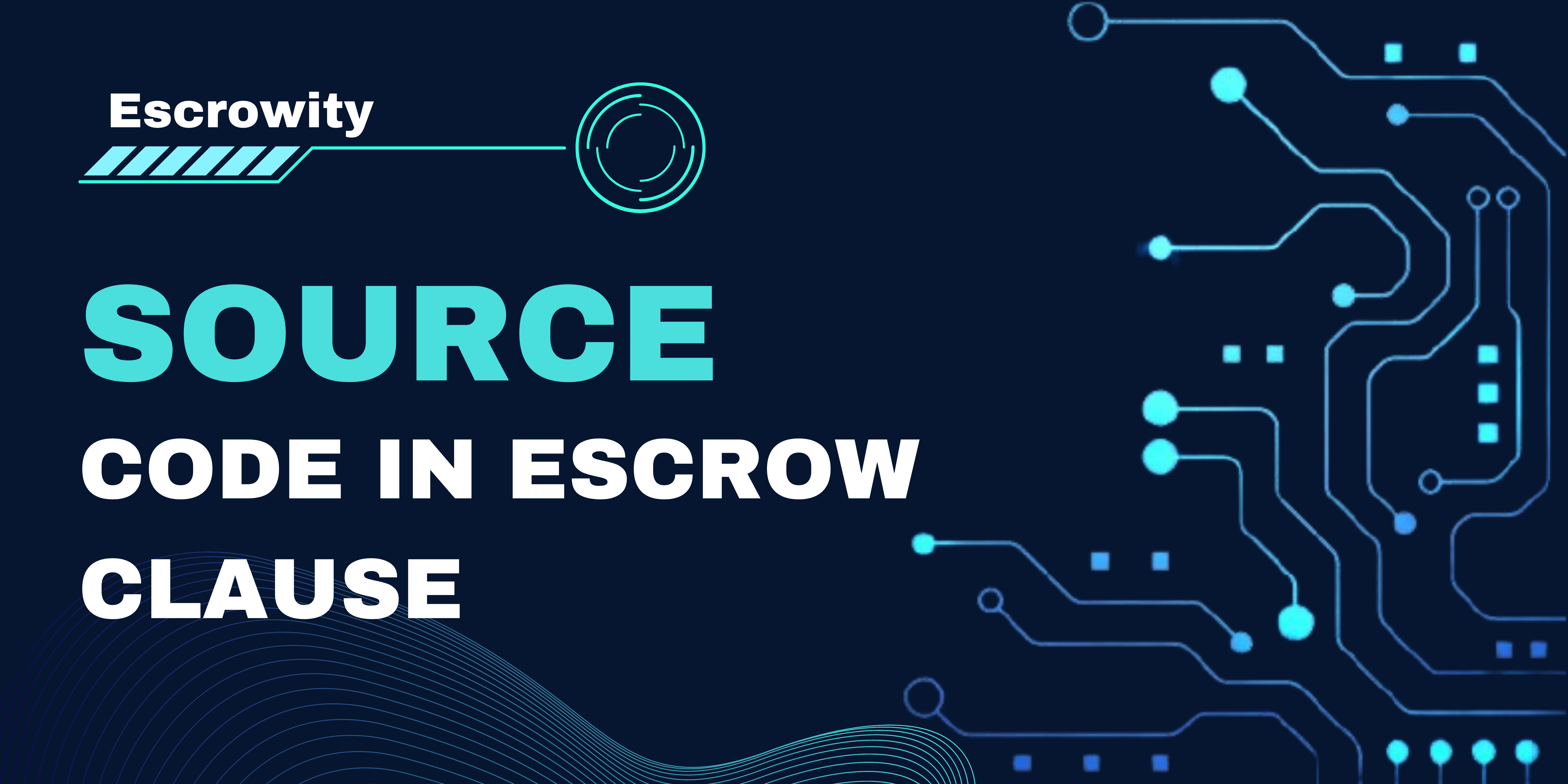 source code in escrow clause