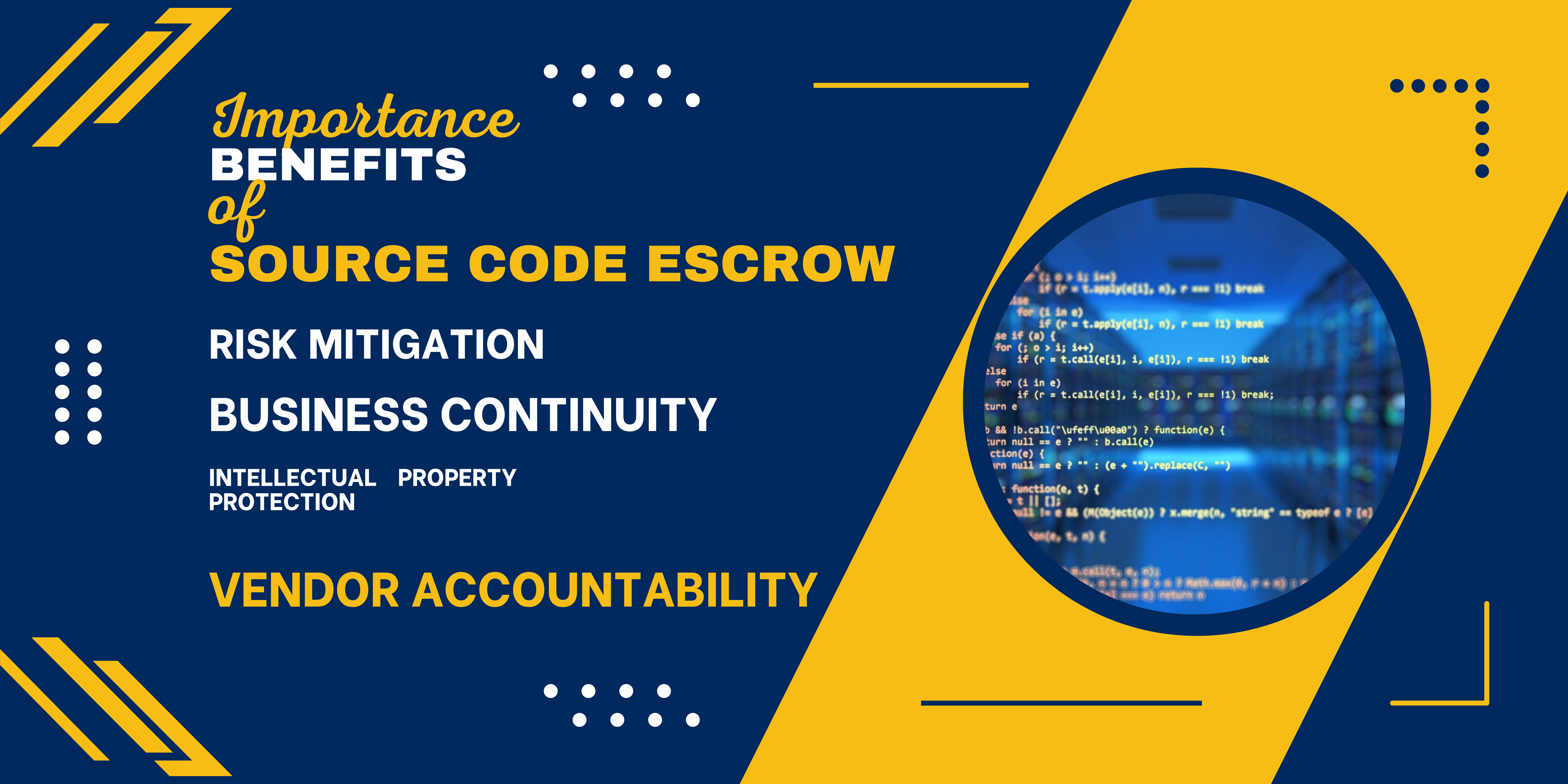 Benefits of source code escrow